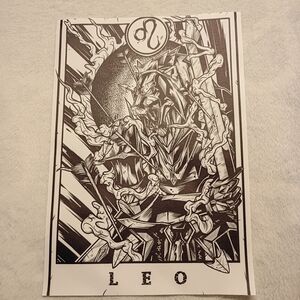 2/$10 Leo Zodiac Canvas Art Print